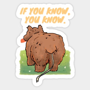 you dont wanna know Sticker